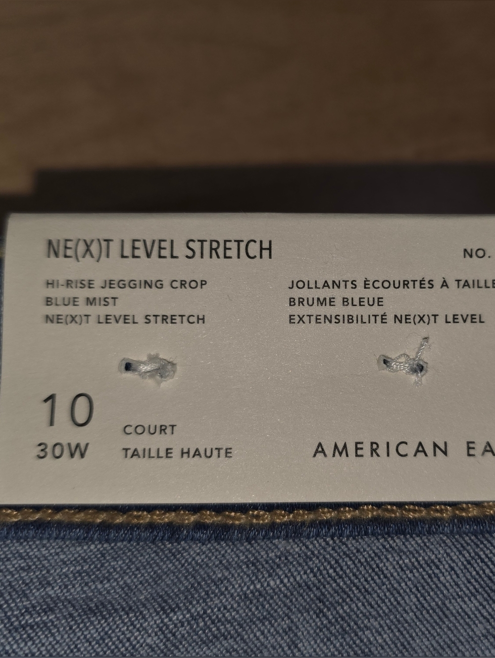 NWT American Eagle Hi-Rise Jegging Crop Size 10 SHORT - Picture 6 of 7